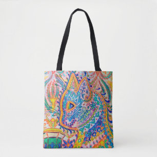 Chat psychédélique, Sac fourre-tout Louis Wain