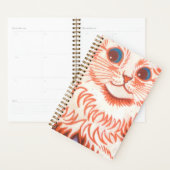 Chat Psychedélique vintage De Louis Wain (Devant avec enveloppe)