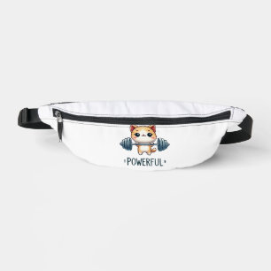Chat Puissant Soulève Des Poids, Art Mignon De Kit