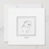 Chat Ragdoll noir et blanc Carte de billets contem (Devant)