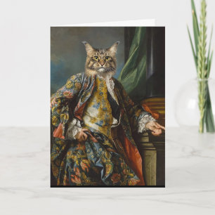 CHAT RENAISSANCE DANS LES CARTES DE VÊTEMENT