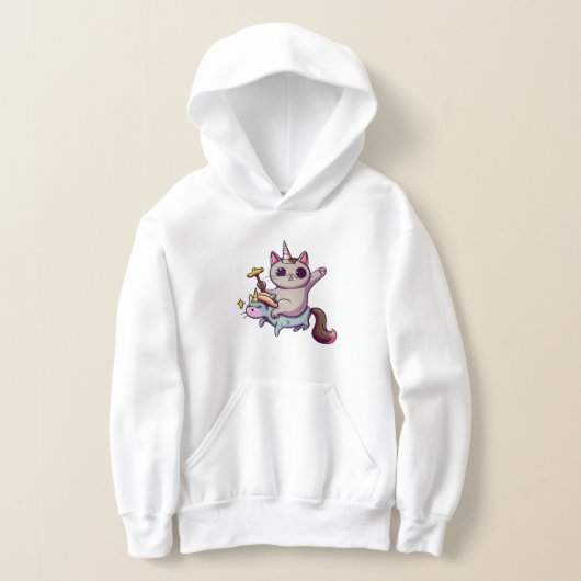 Chat Riding Unicorn Avec Porte Magique (Poser)