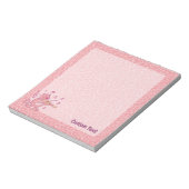Chat rose avec bloc-notes de violon (Tourné)
