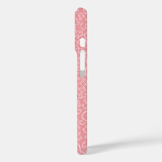 Chat rose avec coque iphone violon (Verso / Gauche)