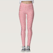 Chat rose avec leggings de violon (Devant)