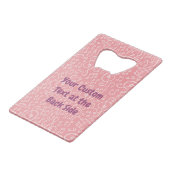 Chat rose avec Violon Carte de crédit Ouverture de (Dos Angle)