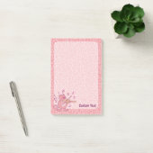 Chat rose avec Violon Post-it Notes (Bureau)