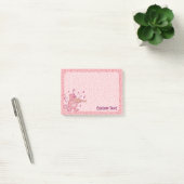 Chat rose avec Violon Post-it Notes (Bureau)