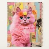 Chat Rose collage duveteux (Dos)