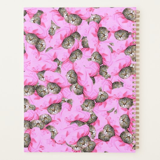 Chat rose Funny personnalisé (Dos)