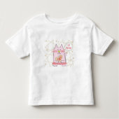 Chat rose passover Ballerina Toddler T-Shirt (Devant)