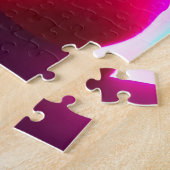 Chat Rose Vue Sur La Ville Jigsaw Puzzle (Côté)