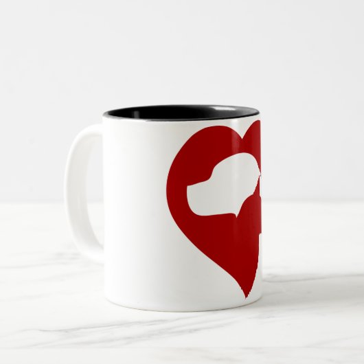 Chat Rouge Sur La Mug (Devant gauche)