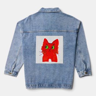 Chat rouge vif — Wonder à grand oeil avec une tors
