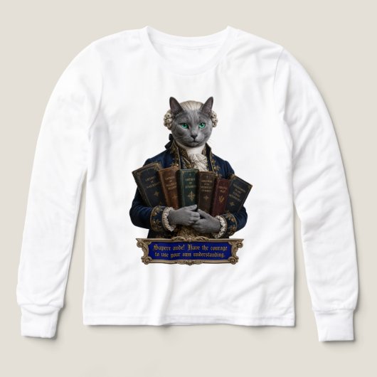 Chat russe bleu Emmanuel Kant (Motif recto)