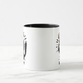 Chat Saint - Chat Noir mignon avec Mug Halo Funny (Centre)