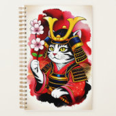 Chat Samouraï Serein Cerise pour l'Organisation et (Devant)