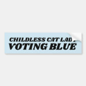 CHAT SANS ENFANT DAMES KAMALA BUMPER STICKER (Devant)
