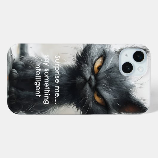 Chat sarcastique iPhone / coque ipad (Verso (horizontal))