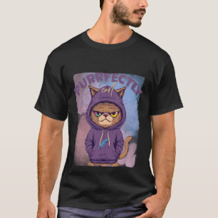 Chat Sassy Parfaitement Cool en Sweat à Capuche ✨