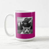 Chat Selfie OVNI Mug Drôle Café Mug (Gauche)