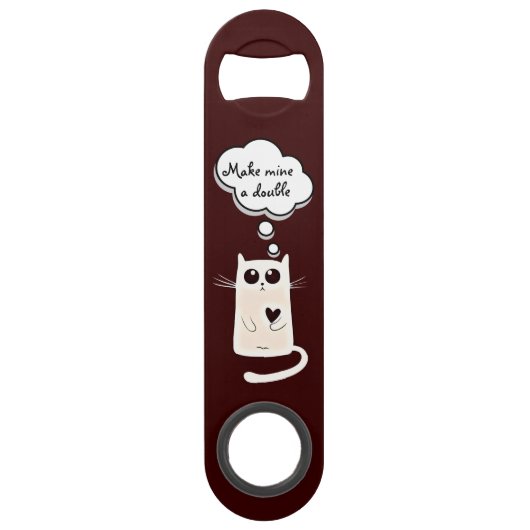 Chat seul de coeurs (Dos)