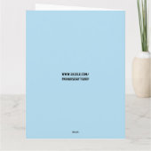 CHAT SIAMESE CUTE PEEKING IN HELLO CARTE DE voeux (Dos)