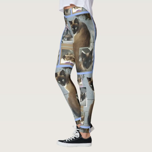 Chat siamois Legging (Gauche)