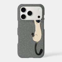 Chat siamois suspendu | Chat drôle