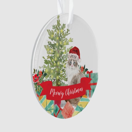 Chat sibérien de Noël (devant)