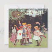 Chat Sneaky Cheshire - Invitation / RSVP (Devant)