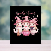 Chat sorcière éffrayante et sucrée Chat surdimensi (Neutre)