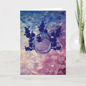 Chat Sorcière Lune Déesse Wiccan Chat Carte Person (Devant)