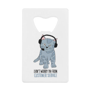 Chat souriant amusant Soutien à la clientèle Epic 