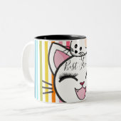 Chat Souris Meilleur Amis Mug (Devant gauche)
