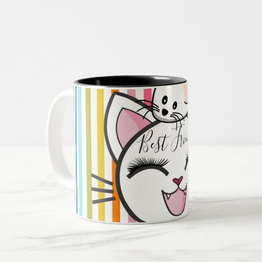 Chat Souris Meilleur Amis Mug (Devant gauche)