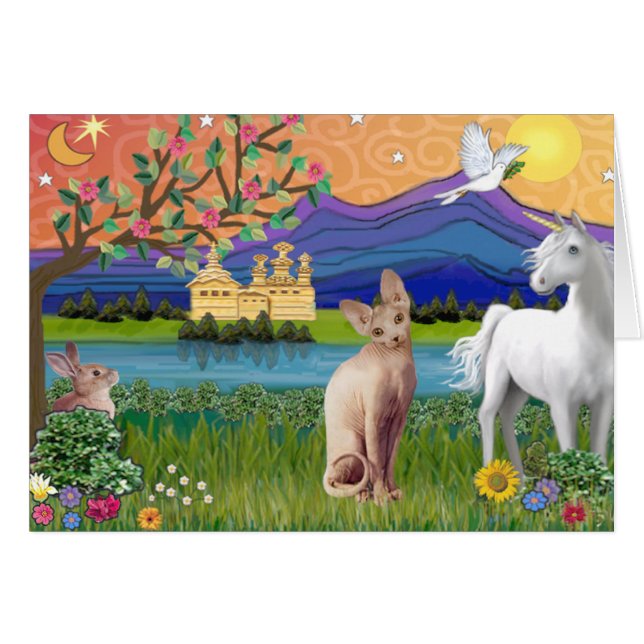 Chat Sphynx 1 - Pays Fantastique (Devant horizontal)