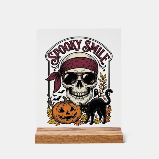 Chat squelette Halloween Graphique de citrouille v (Recto)
