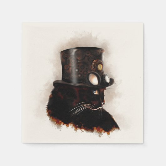 Chat Steampunk Servet (Voorkant)