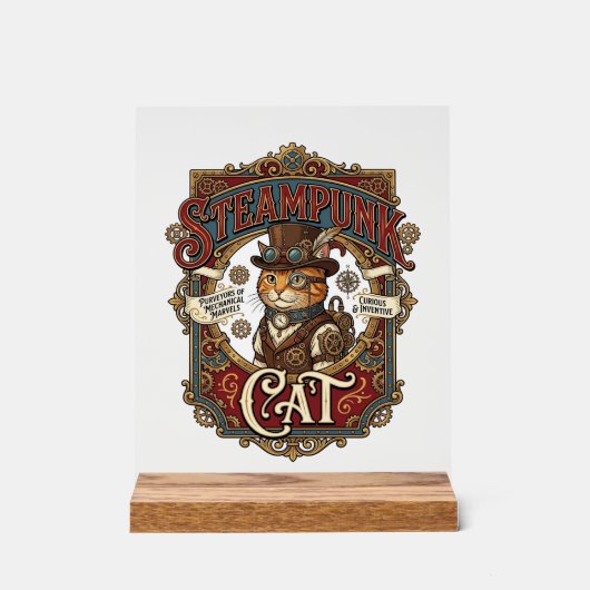 Chat Steampunk Steampunk Chat Vintage (Recto)