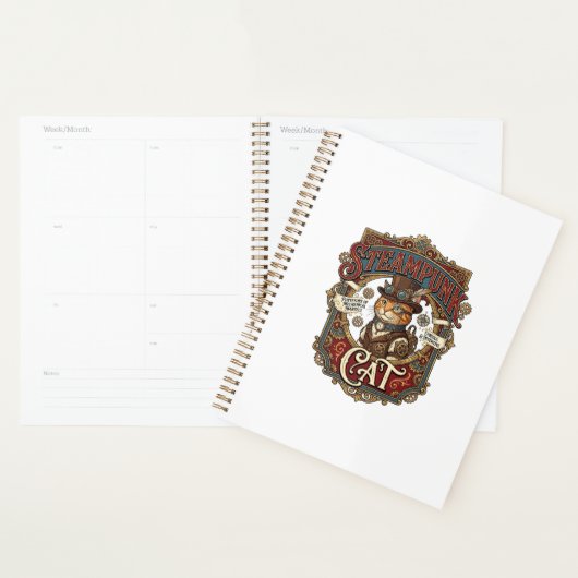 Chat Steampunk Steampunk Chat Vintage (Devant avec enveloppe)