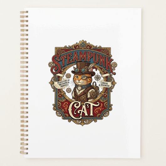 Chat Steampunk Steampunk Chat Vintage (Devant)