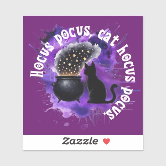 Chat Stickers Halloween (Feuille)