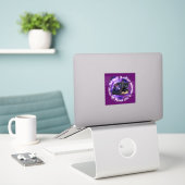 Chat Stickers Halloween (Ordinateur portable sur le bureau)