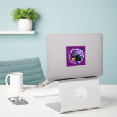Chat Stickers Halloween (Ordinateur portable sur le bureau)