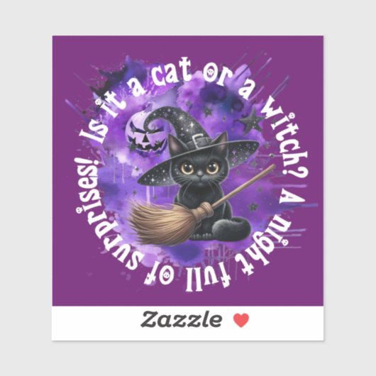 Chat Stickers Halloween (Feuille)