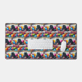 Chat sur canapé et douceurs (Clavier et souris)