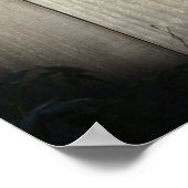 Chat sur clôture (3) Poster (Coin)