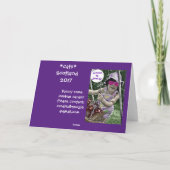 Chat sur la carte de sondage (Dos)