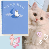 Chat sur la lune Journal 💜 💙 ✨ 😺
